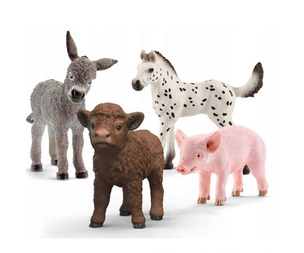 Schleich: Farm World Farma mladunčadi životinja – set od 4 figure (42740)