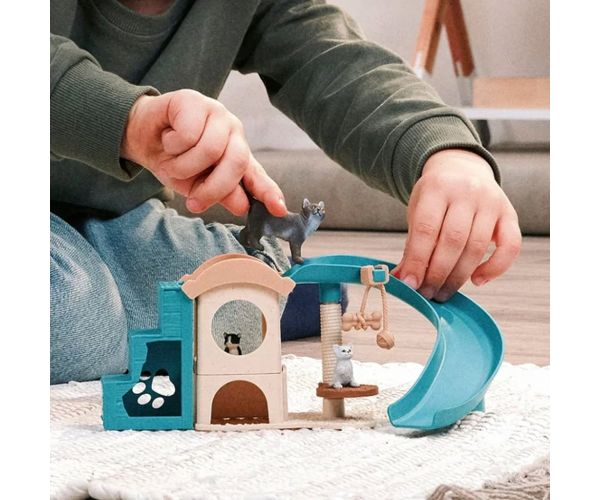 Schleich: Farm World Mačja igraonica set za igru (42764)