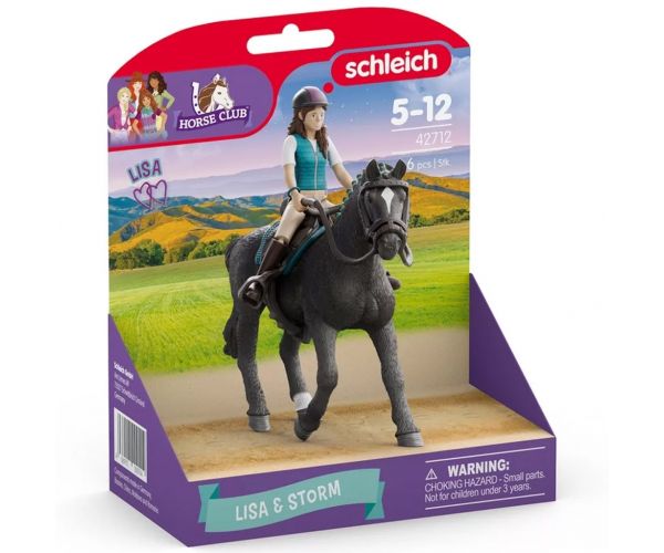 Schleich: Horse Club Lisa & Storm játékszett (42712)