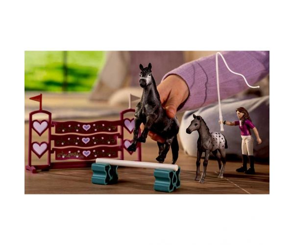 Schleich Horse Club: Lisa natjecateljski trening set za igru (42776)