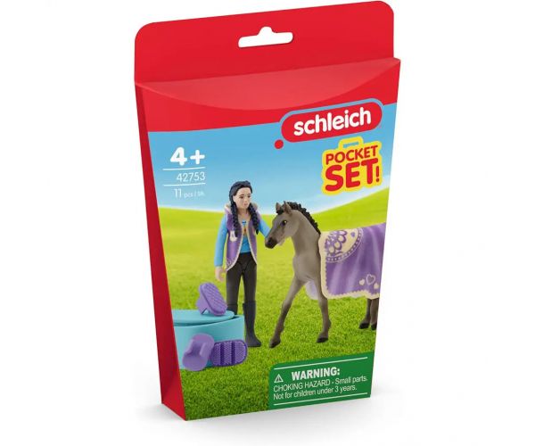 Schleich: Horse Club - Szépségszett Kimmel játékszett (42753)