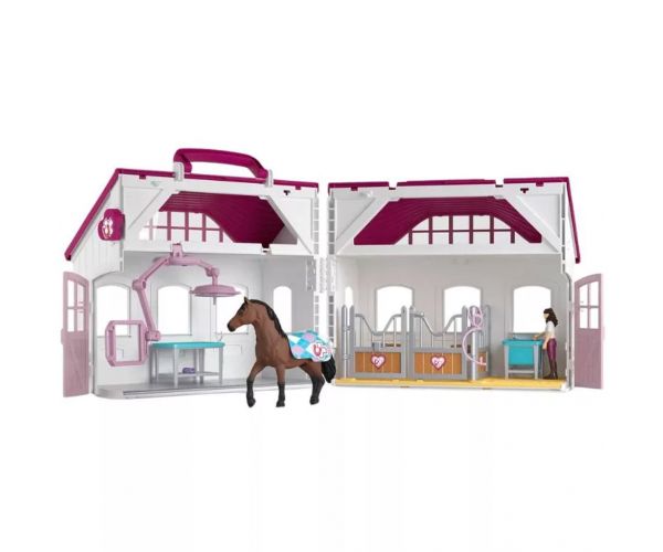 Schleich: Horse Club Vesela konjska bolnica set za igru (42787)