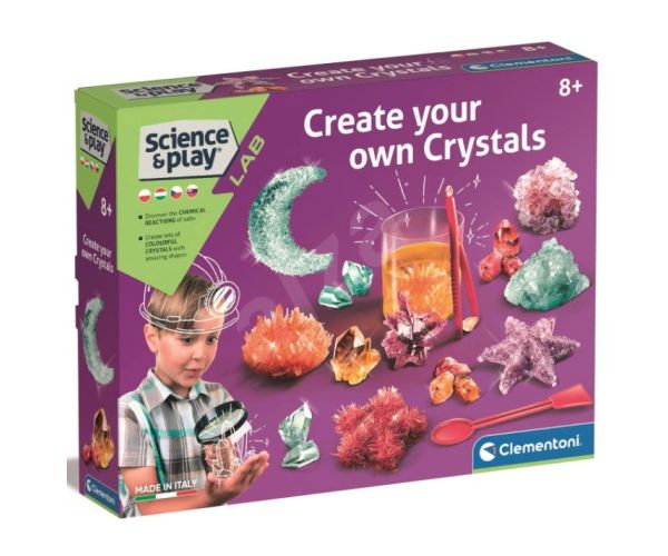 Science&Play: Set igračaka za izradu kristala - Clementoni