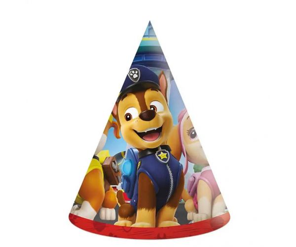 Set od 6 party šešira s uzorkom Psića u ophodnji