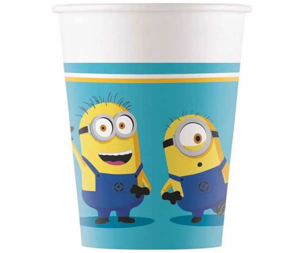 Set papirnatih čaša s Minionima, 8 komada, 200 ml