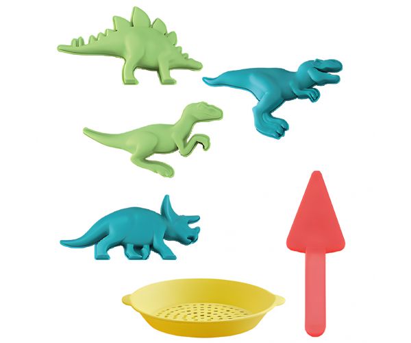 Set za pijesak s dinosaurima i sitom