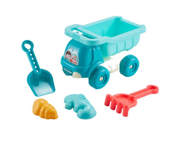 Set za pijesak s malim kamionom, 5-dijelni set