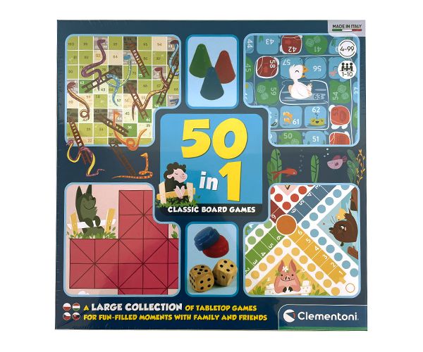Set društvenih igara 50 u 1 - Clementoni