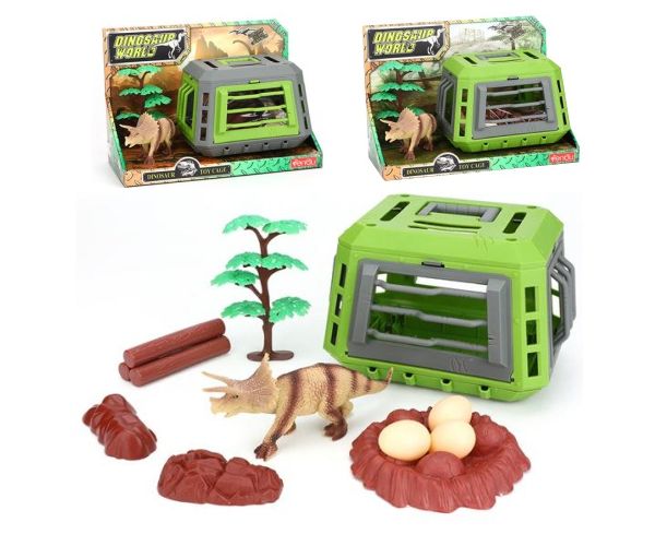 Set igračaka kavez za Triceratops u nekoliko verzija