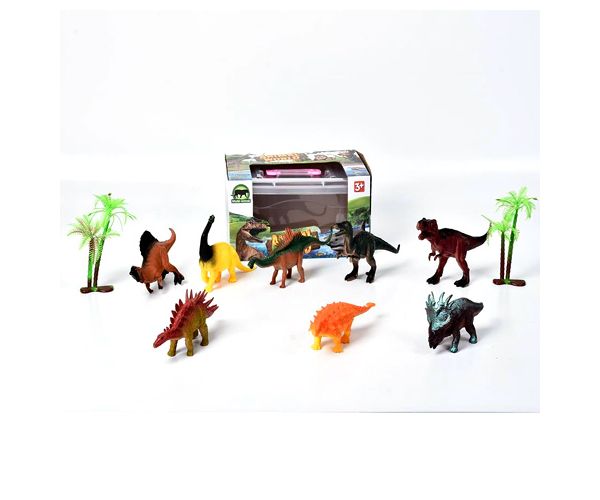 Set igračaka sa dinosaurima i palmama