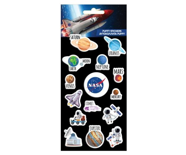 Set NASA 3D naljepnica na listu 10x22 cm