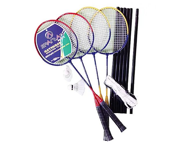 Set za badminton s 4 reketa - Spartan
