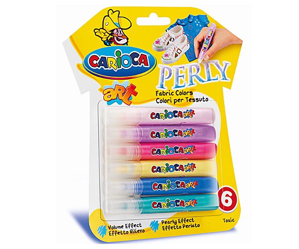 Set za bojenje tekstila 6 boja - Carioca