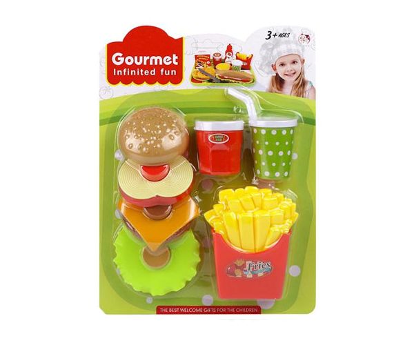 Set za igranje sa hamburgerom