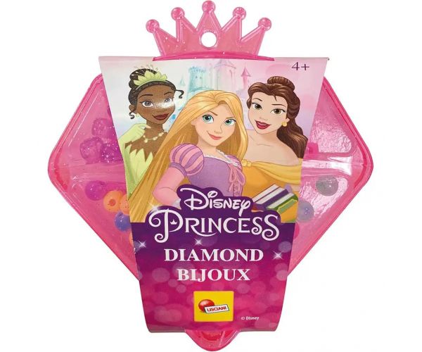 Disney Hercegnők Ékszerkészítő készlet gyémánt alakú tárolóban - Lisciani