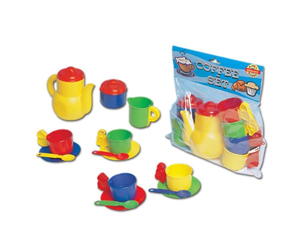 Set za kavu u boji za 4 osobe - D-Toys