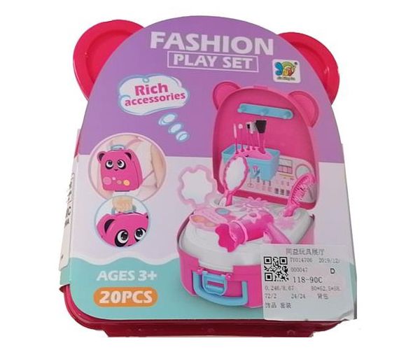 Set za uljepšavanje u pink ruksaku