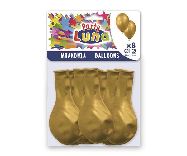 Set zlatnih party balona set od 8kom