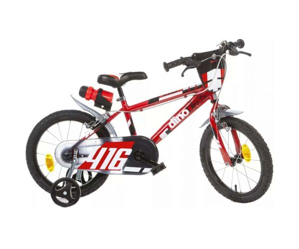 Sfera piros gyerek bicikli 16-os méretben - Dino Bikes kerékpár
