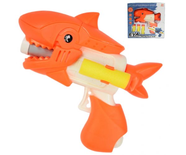 Shark Attack: Spužvasti pištolj s patronom 13cm