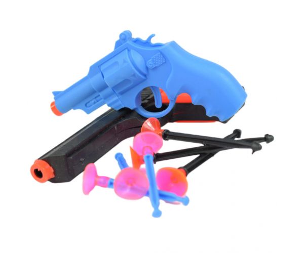 Shoot Game: Set pištolja s vakuumom s revolverom i pištoljem