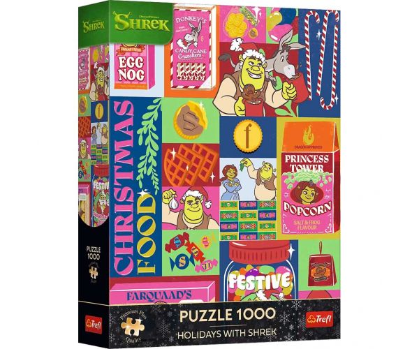 Shrek karácsonya 1000db-os Xmas prémium puzzle - Trefl