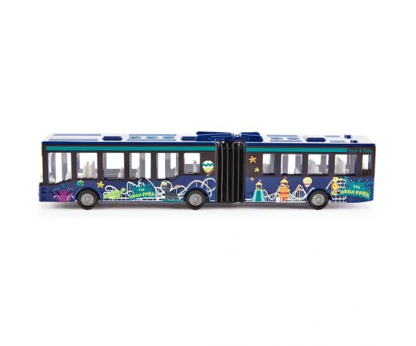 SIKU Kék városi csuklós busz 1/55
