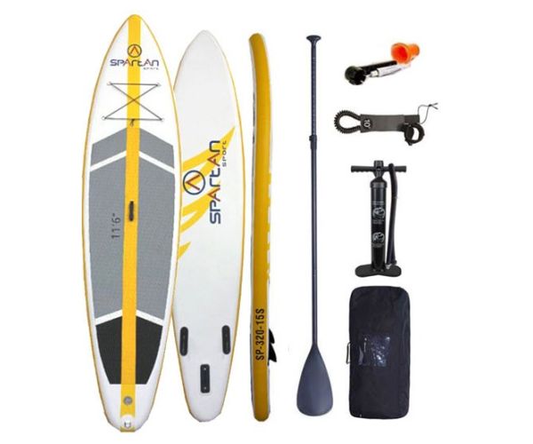 Sivo-narančasti SP-320 SUP Stand Up Paddle set 320cm - Spartan