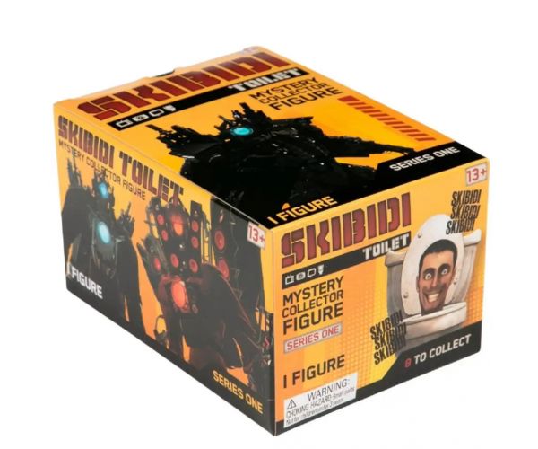 Skibidi Toilet WC meglepetés figura szett 1db