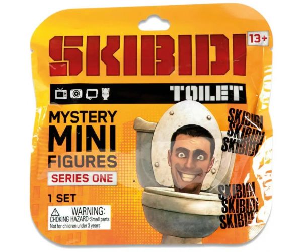 Skibidi Toilet WC meglepetés minifigura szett 1db