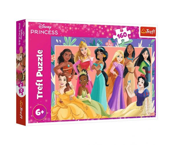 Disney hercegnők csoportképe 160db-os puzzle - Trefl