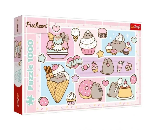 Édes Pusheen 1000db-os puzzle - Trefl