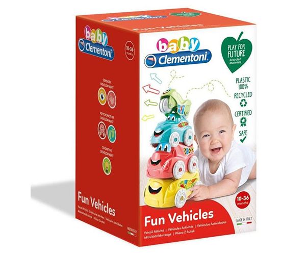 Smiješna vozila za slaganje spretnih dječjih igračaka - Clementoni baby