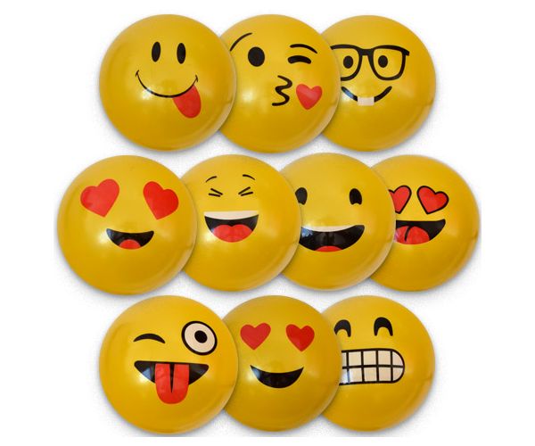 Smiley gumena lopta u nekoliko verzija 23cm