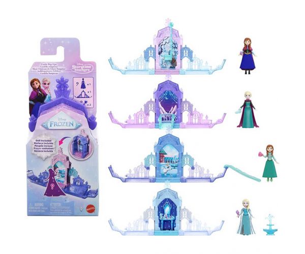 Snježno kraljevstvo: Iznenađenje — čarobni mini ledeni dvorac, igrački set - Mattel