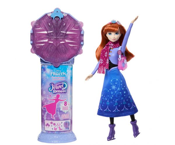Snježno kraljevstvo - Iznenađenje ledenog kristala - Anna u odjeći iz Snježnog kraljevstva 2 - Mattel