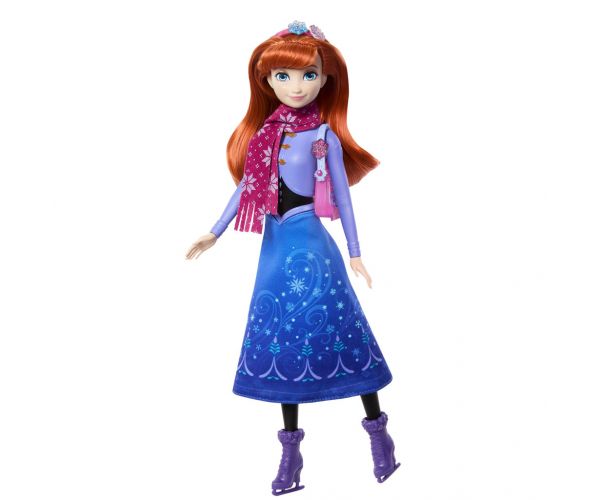 Snježno kraljevstvo - Iznenađenje ledenog kristala - Anna u odjeći iz Snježnog kraljevstva 2 - Mattel