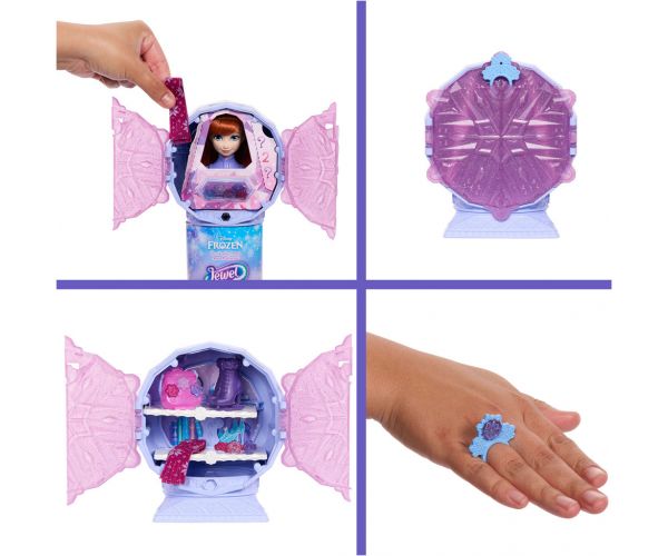 Snježno kraljevstvo - Iznenađenje ledenog kristala - Anna u odjeći iz Snježnog kraljevstva 2 - Mattel