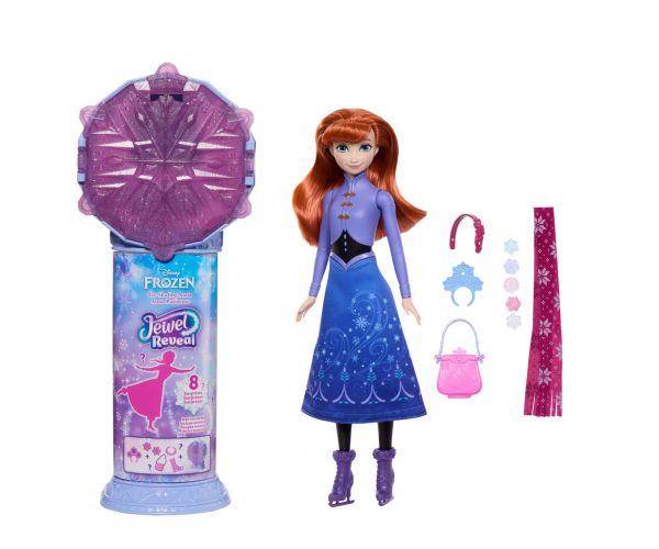 Snježno kraljevstvo - Iznenađenje ledenog kristala - Anna u odjeći iz Snježnog kraljevstva 2 - Mattel