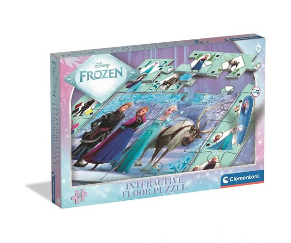 Jégvarázs interaktív 24db-os padló puzzle - Clementoni