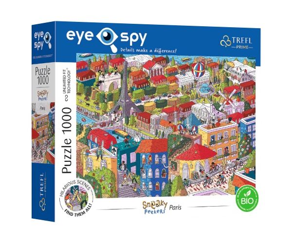 Sneaky Peekers: Paris UFT 1000 kom slagalica - Trefl