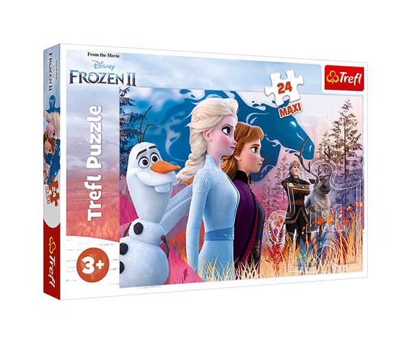 Snježno kraljevstvo 2: Čarobno putovanje Maxi puzzle 24kom - Trefl