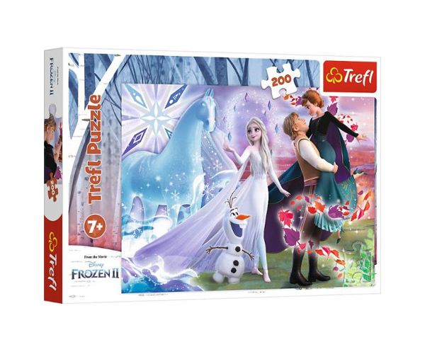 Snježno kraljevstvo 2: Čudesne sestre puzzle 200kom - Trefl
