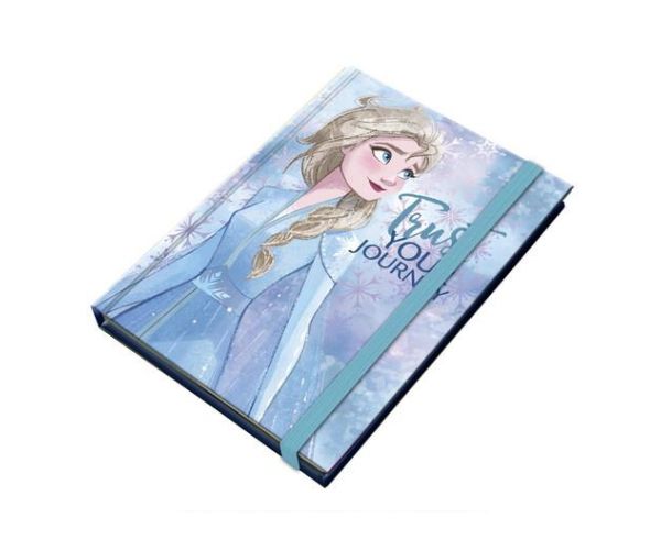 Snježno kraljevstvo 2 Notes sa gumicom više vrsta 10x13,5cm
