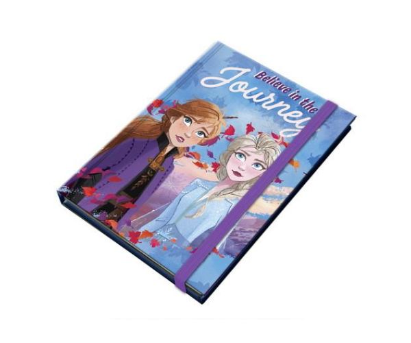 Snježno kraljevstvo 2 Notes sa gumicom više vrsta 10x13,5cm