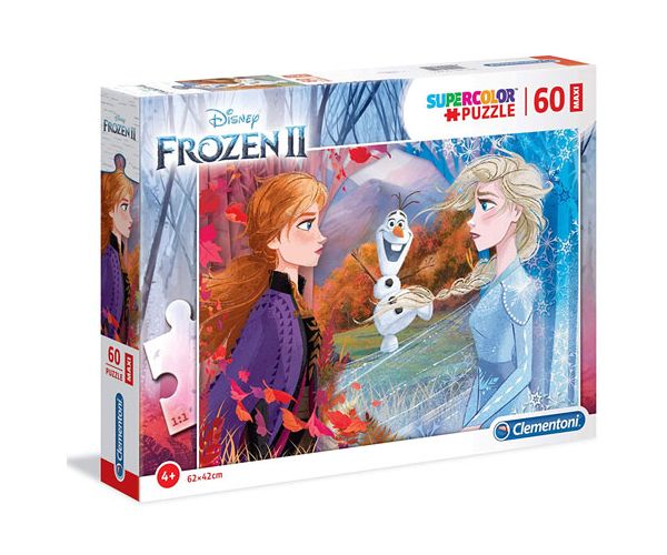 Snježno kraljevstvo II. Elsa i Anna maxi puzzle 60kom - Clementoni