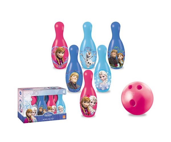 Snježno kraljevstvo set za kuglanje sa 6 čunjeva - Mondo Toys