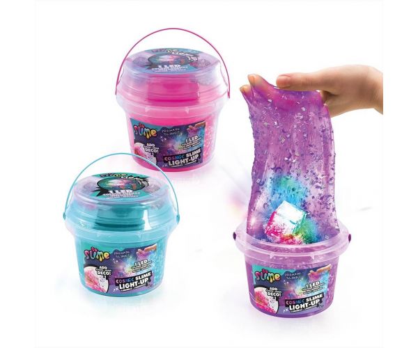 So Slime LED-osvijetljeni kozmički slime u posudi u različitim varijantama