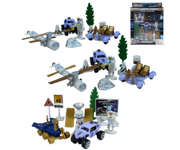 Space Team: Svemirski set igračaka s vozilima i dodacima u različitim verzijama 1db