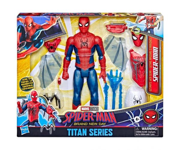 Pókember Vadonatúj nap: Ultimate Web Gear felszerelhető akciófigura kiegészítőkkel 29cm – Hasbro